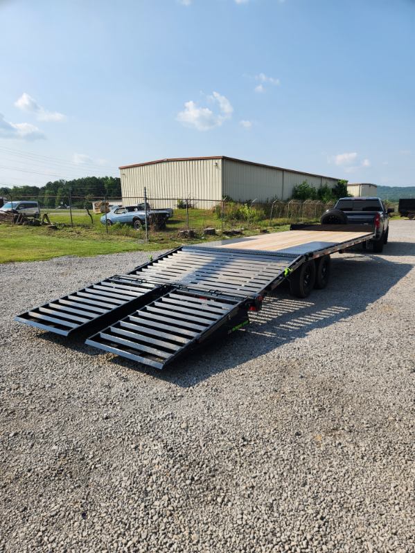 24ft Deckover Flatbed Trailer